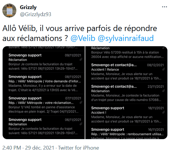 Usager avec de nombreuses demandes en cours