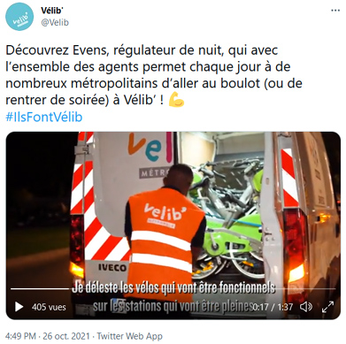 Promotion de la régulation sur Twitter